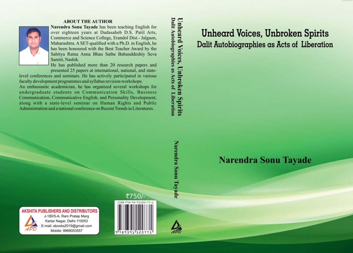 Unheard Voices, Unbroken Spirits Dalit Autobiographies As Acts Of  Liberation